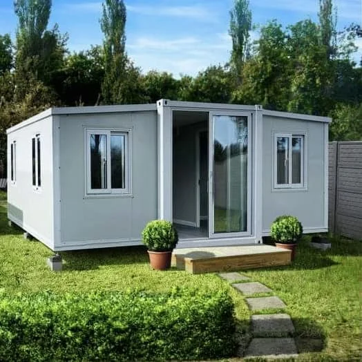 Expandable Container House Prefab Portable Tiny Modular Light Steel Villa Prefabricated Foldable Houses Double Wing Container
