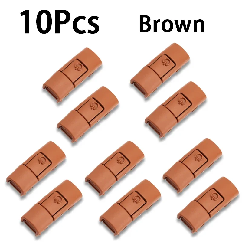 10 Stuks Nieuwe Clip Druk Gesp Schoenveters Kleurrijke Metalen Schoenveter Druk Lock Schoenen Accessoires AF1 Sneakers Kits Metalen Veters Gesp - afbeelding 1