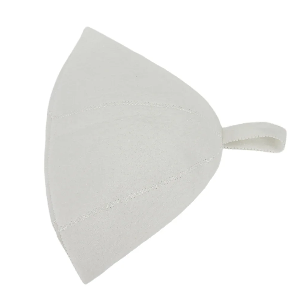 Dikker Cap Sauna Hoed Vermijd Zonnesteek Warmte-isolerende Lichtgewicht Bescherm Haar Huidvriendelijke Wolvilt 100% Gloednieuw