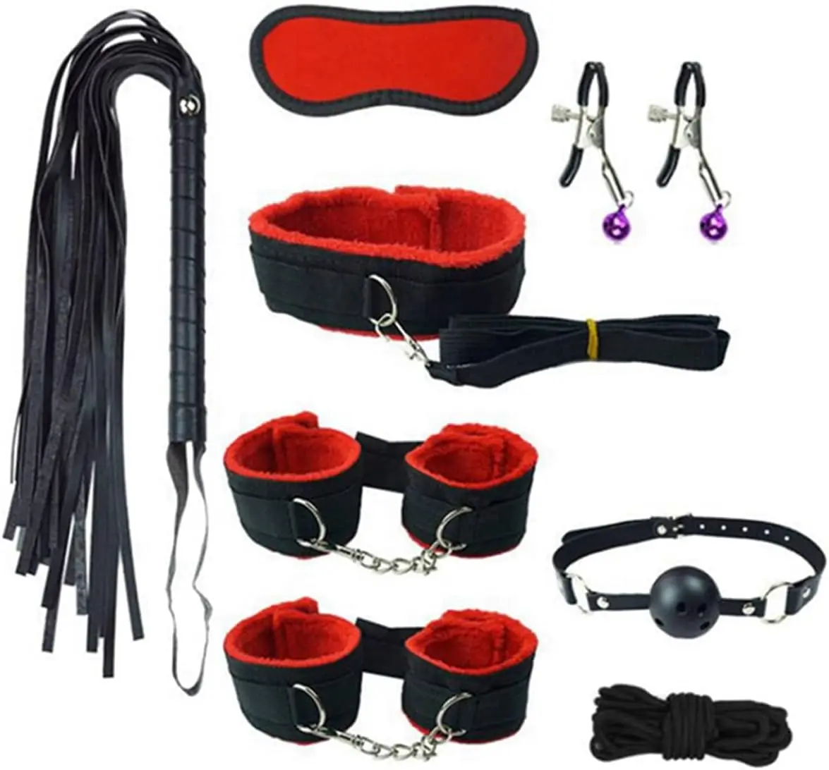 

Bed Restraint Kit for Couples Bed Bondage Sex Restraints Handcuff Set for Bedroom Bed Straps Bondaged Kit for Adult