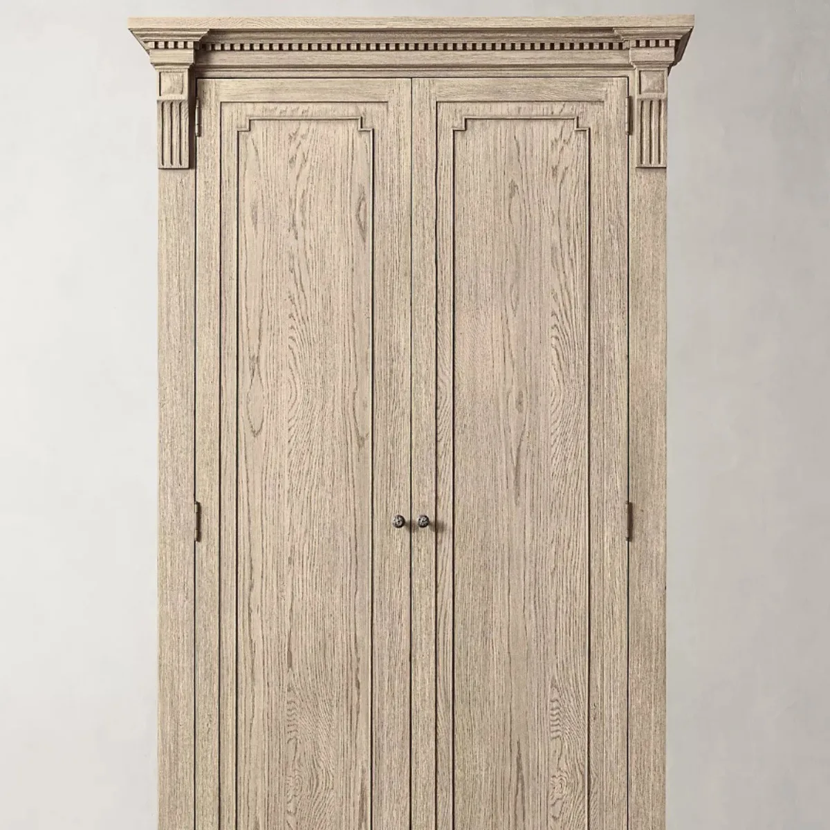 Household Bookcase Solid Wood Bedroom Wardrobe Furniture Oak Bookcase Locker