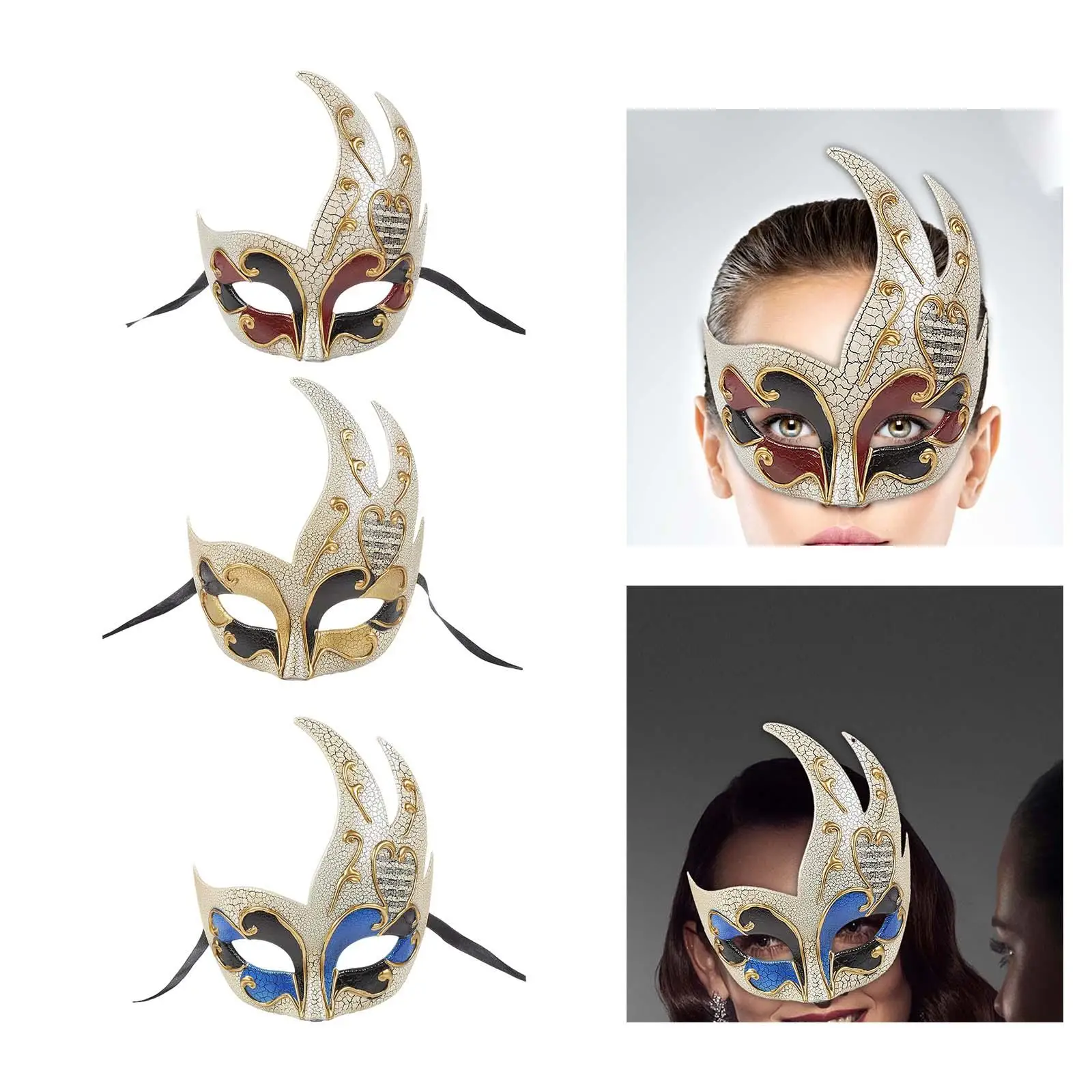 

Flame Shape Mask Fancy Dress Decorative Halloween Decoration Cosplay Props Carnival Show Masquerade Mask Costume Accessories
