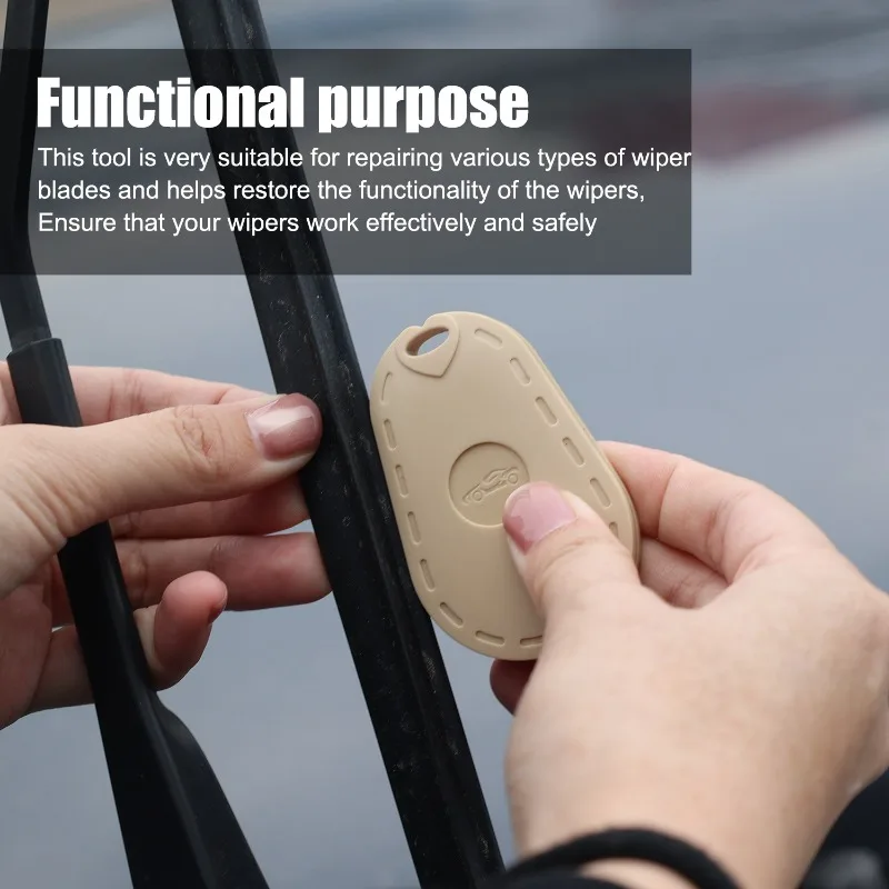 ممسحة الزجاج الأمامي شفرة المتقلب مرمم اكسسوارات السيارات العالمي Wiperblade القاطع المطاط Regroove أداة ممسحة السيارة أداة إصلاح