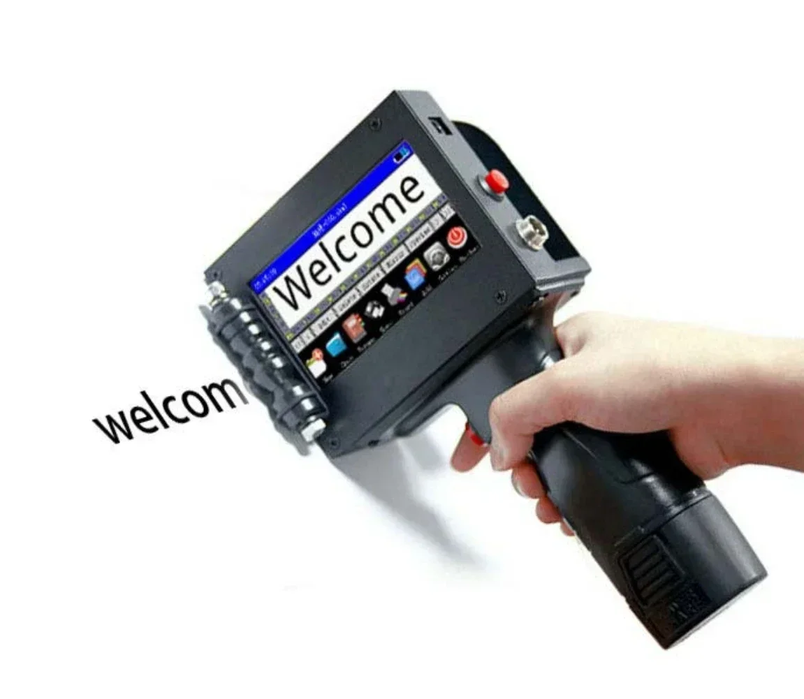 

Quick Drying 600dpi Handheld Inkjet Printer Gun Good Support multi colors Multilingual Portable Handheld Inkjet Printer