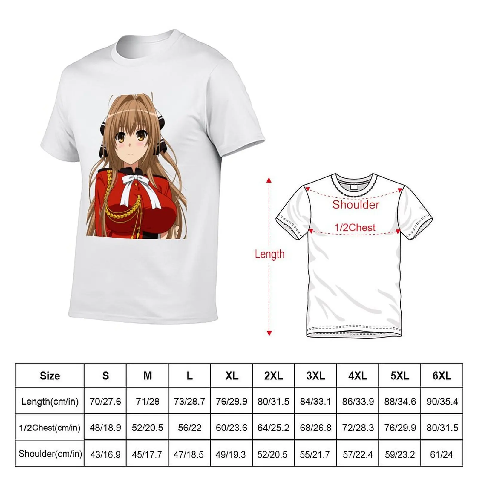 Amagi Brilliant Park - Isuzu Sento T-Shirt vintage graphic tee anime clothes Men's cotton t-shirt