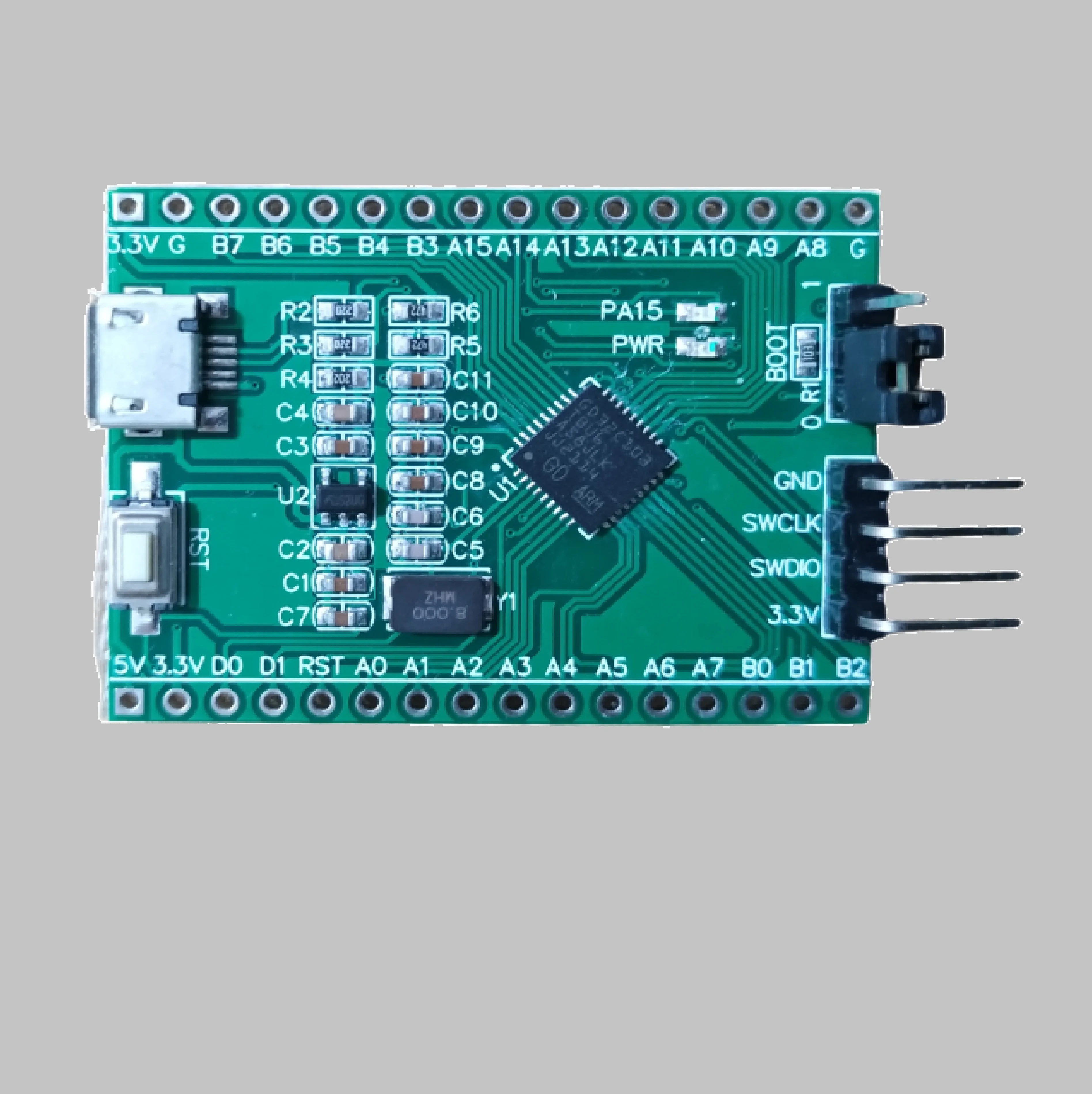 

Gd32c103tbu6 Core Board Replaces STM32F103 Domestic Zhaoyi Arm Minimum System Development Board T8u6