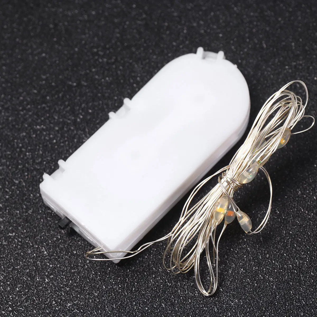 

20 шт., 1 м, светодиодная гирлянда, декоративная лампа для Рождества, фестиваля, вечеринки, свадьбы, на открытом воздухе, в помещении, с медным проводом, кнопка