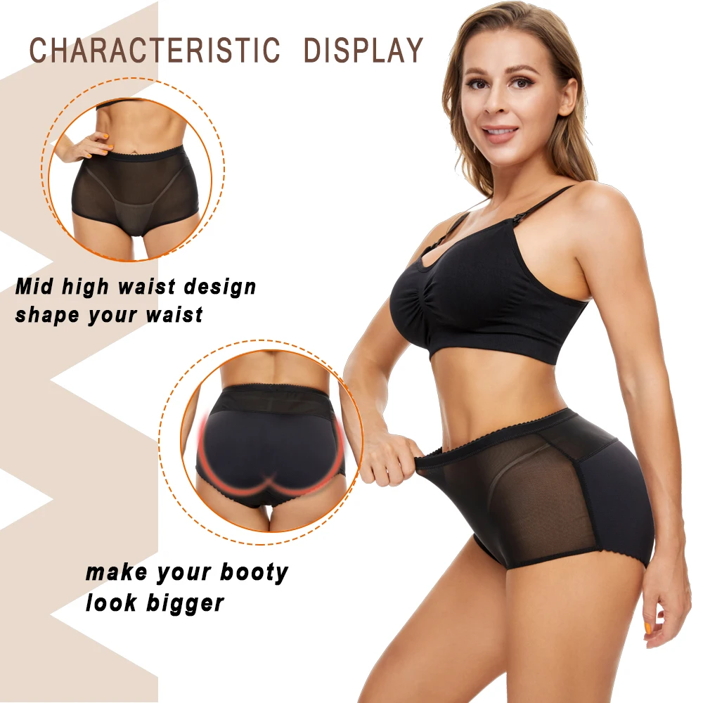 SEXYWG Butt Lifter Panties Hip Shapewear for Women Sexy Body Shaper Push Up Panties Hip Enhancer Shapewear Panties