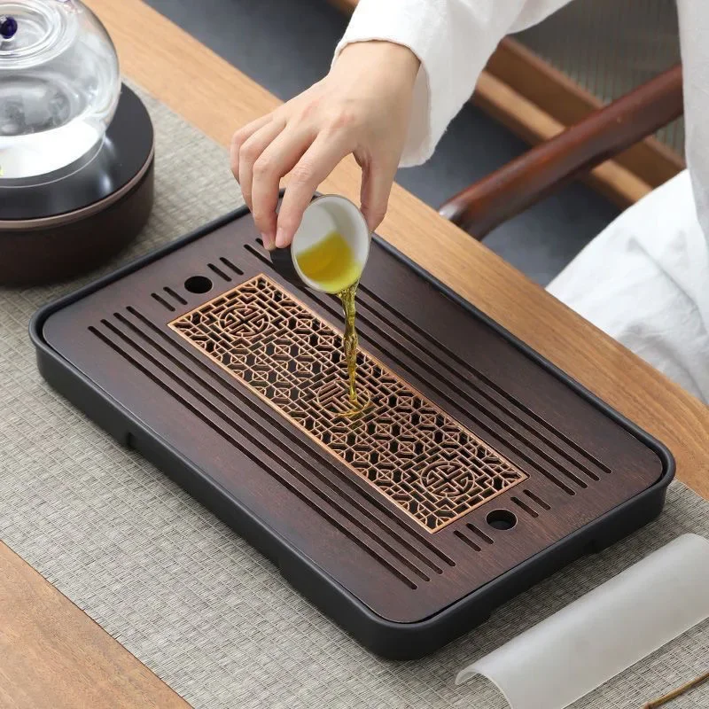 Portable Tea Tray, Household Bamboo Table, Tea Set Tray, Simple Japanese Style Tea Tray