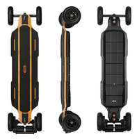 MEEPO Hurricane 2-in-1 Bamboo Pro Electric Skateboard, 7000W 32mph 31mi, Belt Drive 2.8h Charge, 175mm Tires - Adults