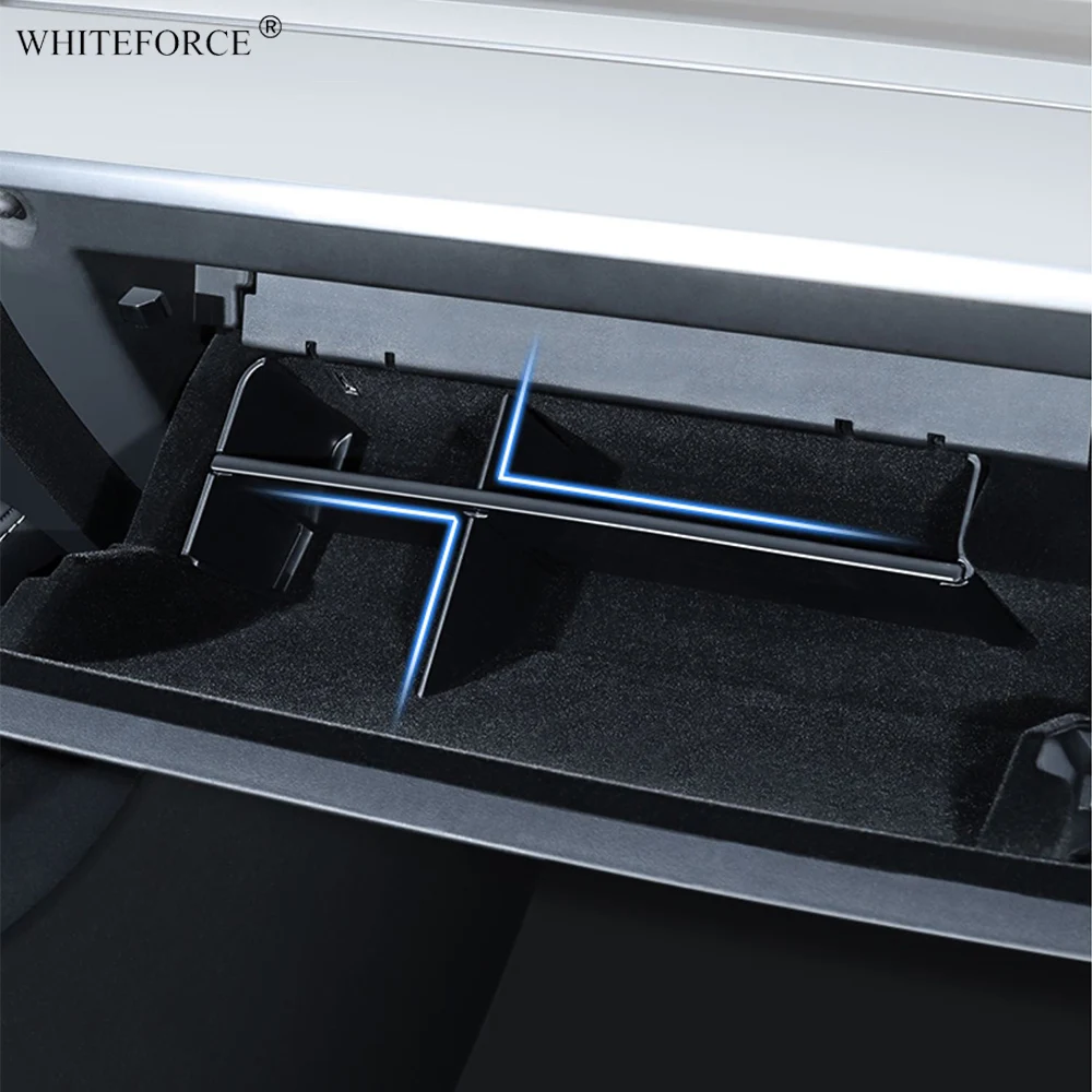 For Tesla Model Y/3 2022-2023 Glove Box Partition Plates Insert Storage Shelf Glove Box Organizer Partition Plate Accessories