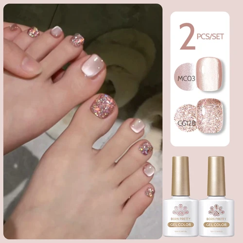 Imagen 2 del producto BORN PRETTY-Juego de esmalte de uñas de Gel magnético, 2 uds., luz de luna, gato, semipermanente, esmalte de Gel magnético de cristal para decoración de uñas DIY