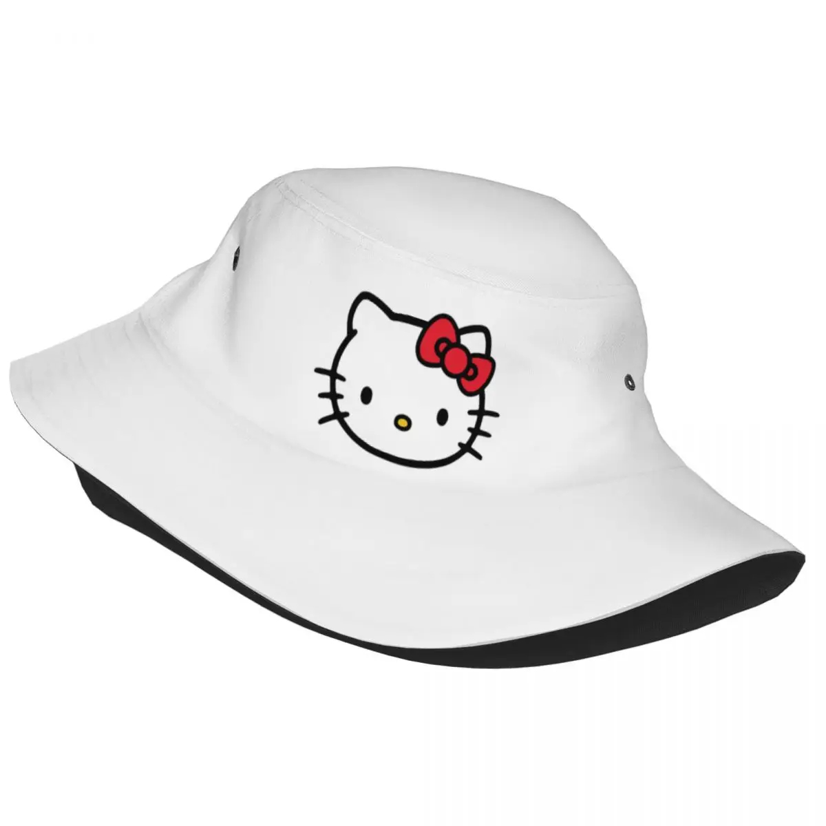 Hello Kitty Sanrio Bucket Hat Gifts For Girls Lovely Vocation Caps For Travel UV Protection