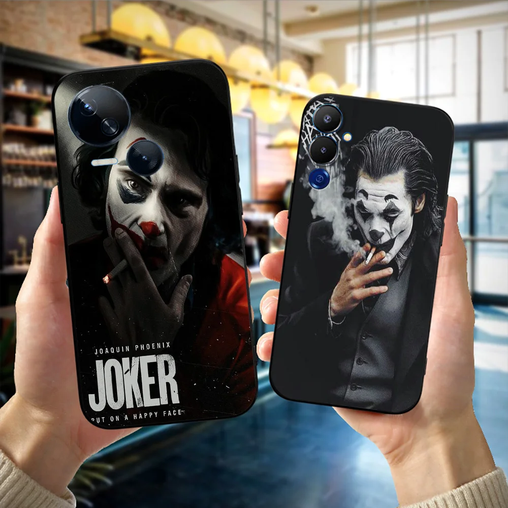 BLACK TPU CASE FOR TECNO CAMON 20 PRO 19 18 18P 18T Neo PRO 4G 5G COVER Clown JR