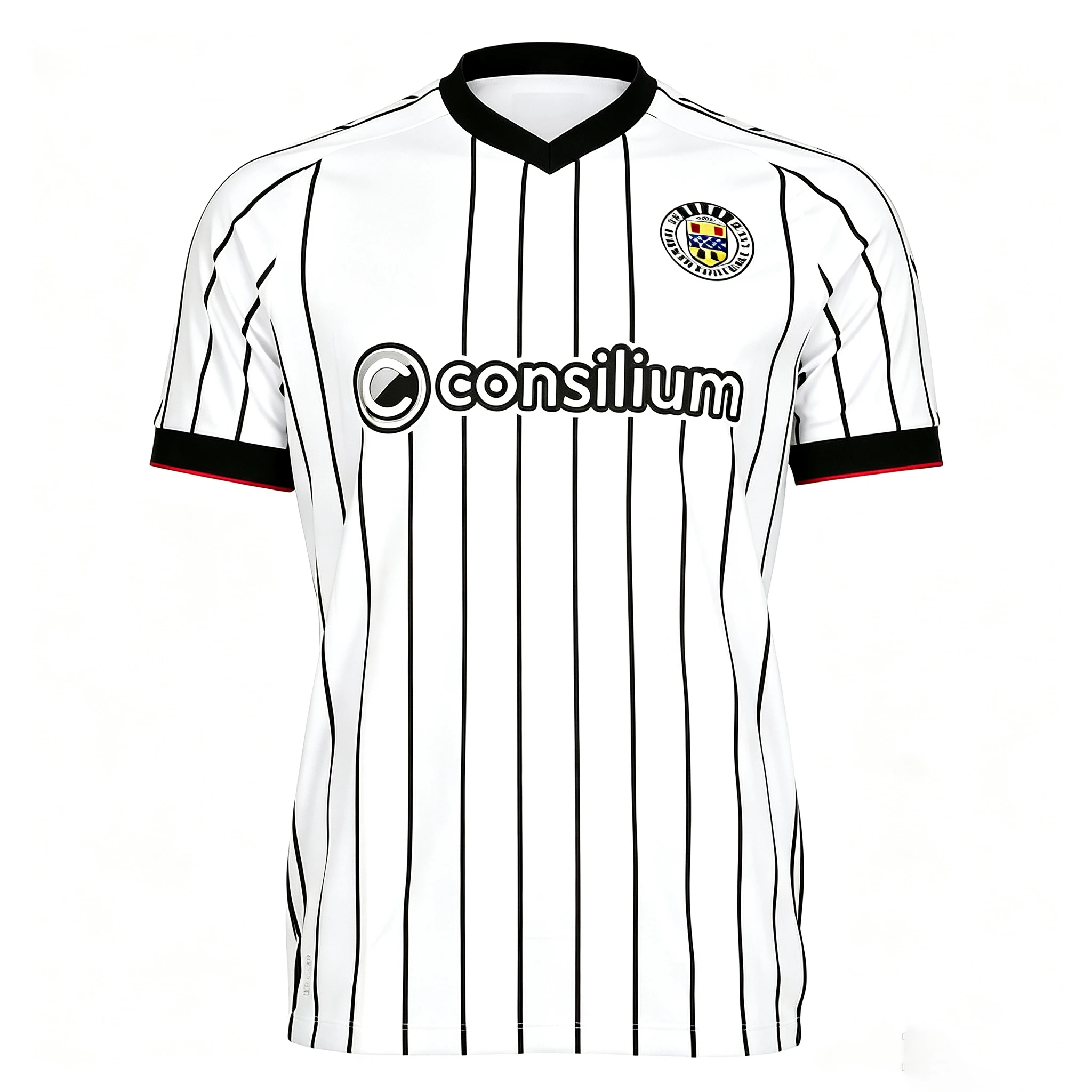 2026 St. Mirren 3D Printed Football Jersey Men's Summer Quick Drying Breathe Short Sleeved T-shirt Family Matching Clothing