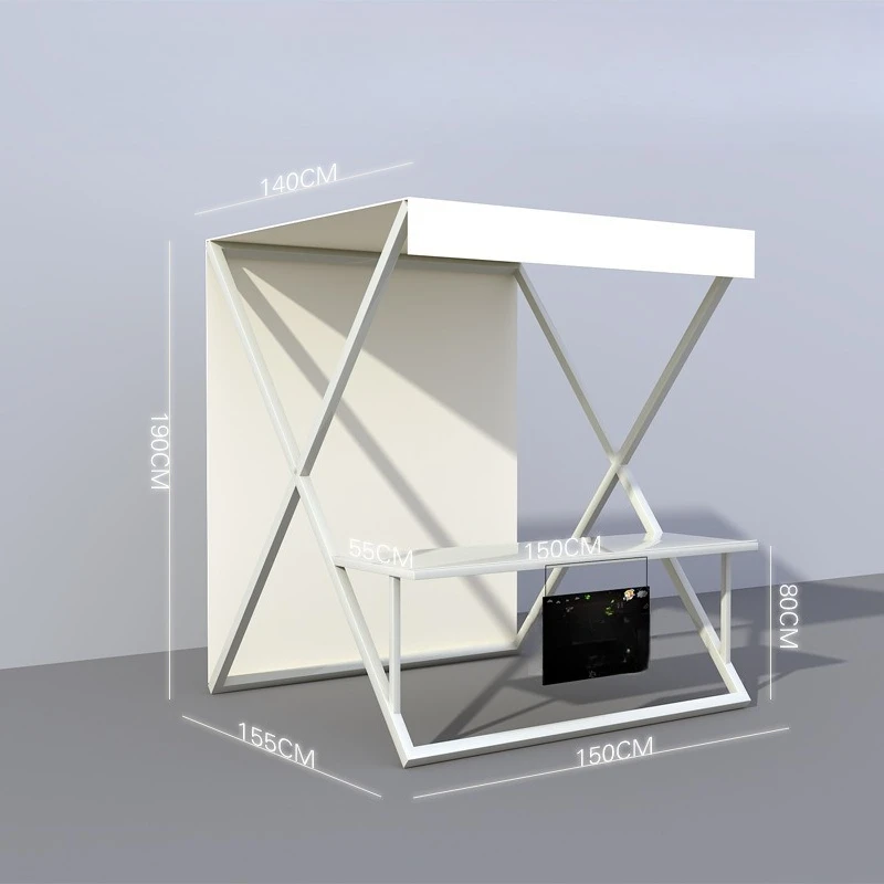 Internet celebrity night market activities stall table scaffolding market stall display rack outdoor wrought iron movable