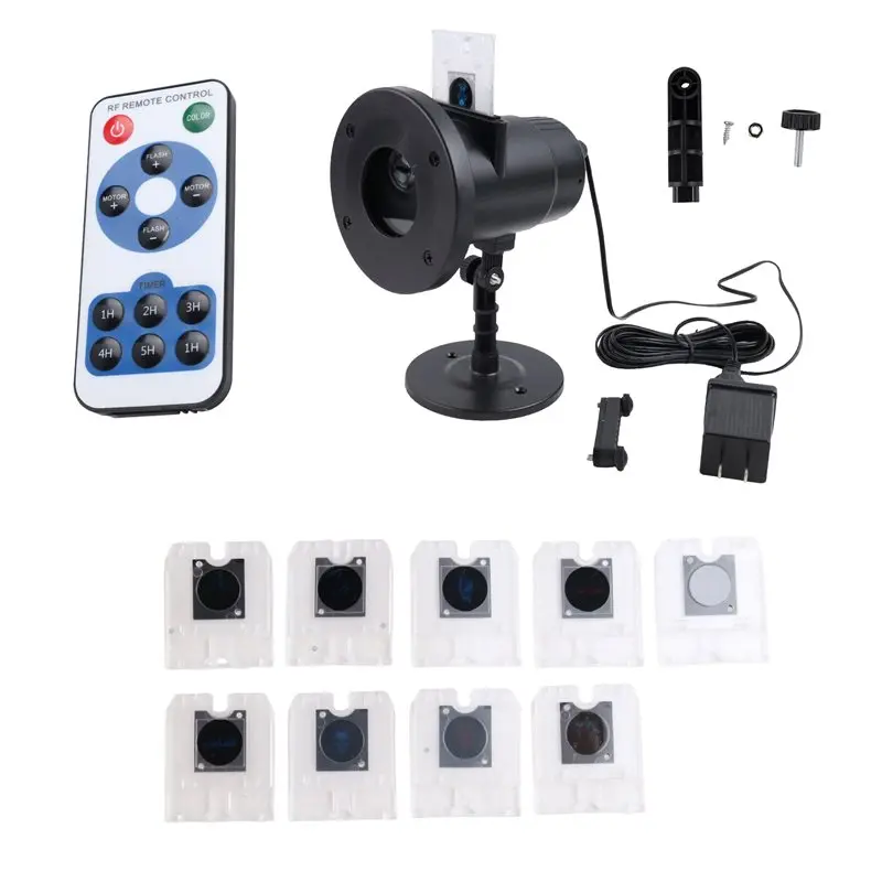 AT63-Halloween Projector Light For Outdoor For Yard Garden- Ghost Projection Lamp Halloween Themed Lights US PLUG