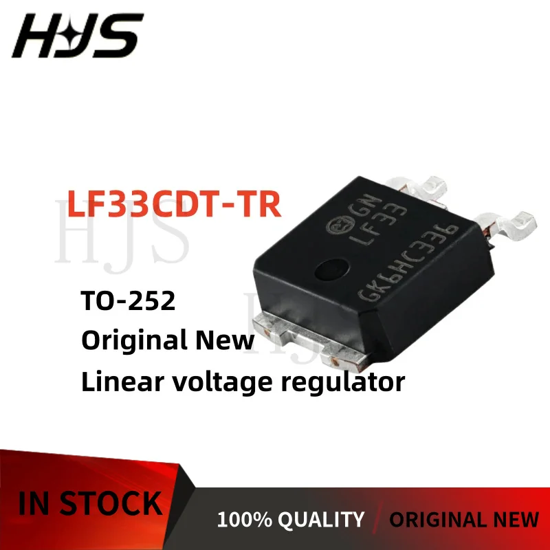 5/10/20PCS Original LF33CDT-TR LF33CDT LF33 TO-252 3.3V Linear Voltage Regulator NEW In Stock