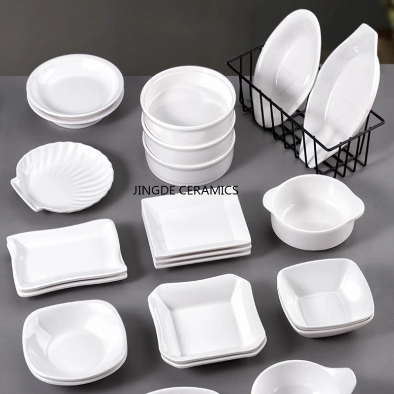

Melamine Tableware White Seasoning Dish Snack Plate Flavor Plate Hot Pot Restaurant Sauce Dish Kitchen Tableware and Utensils