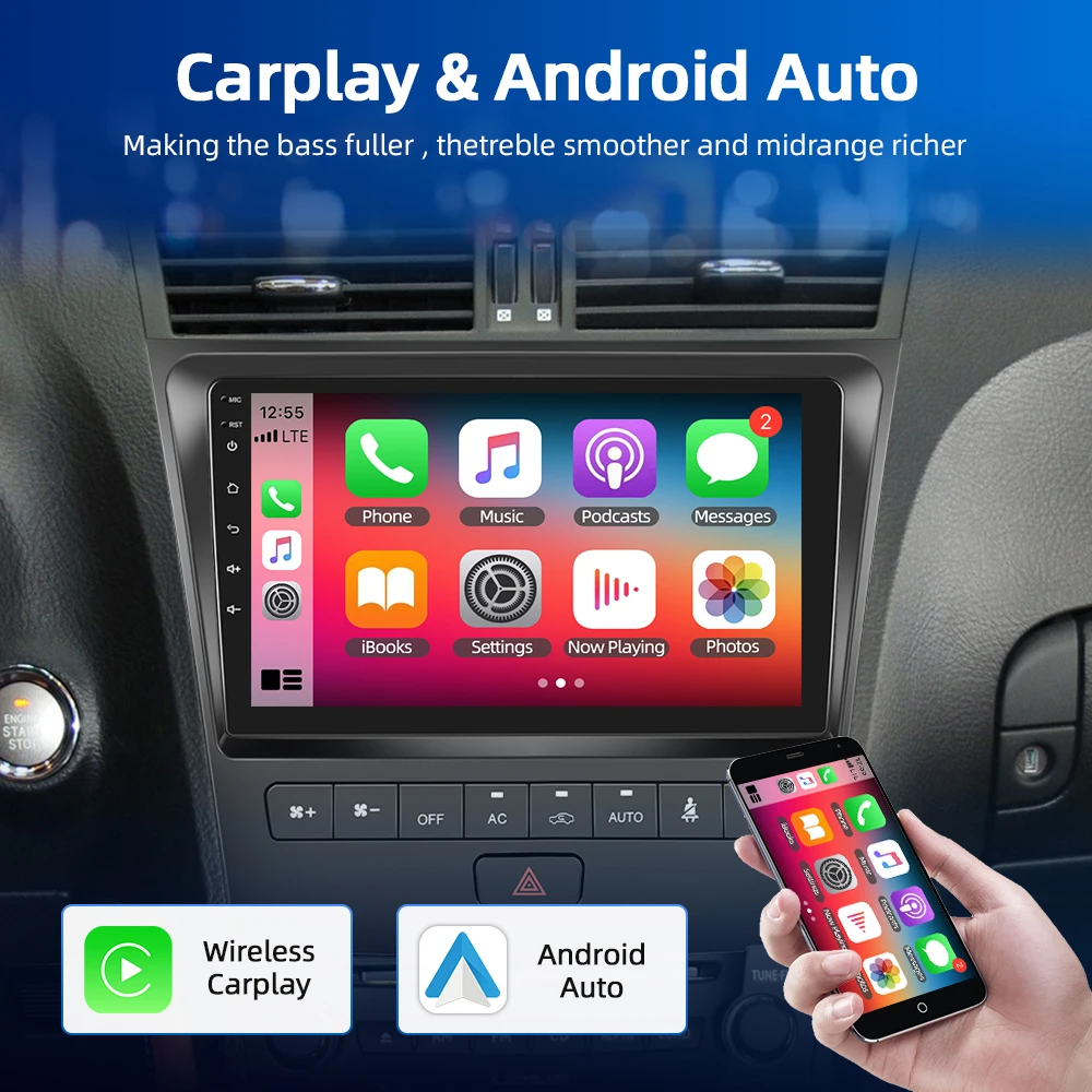 AMPrime 2din Android 11 Car Radio For Lexus GS300 GS350 GS400 GS430 GS450 GS460 2004-2011 Carplay Multimedia Player Autoradio