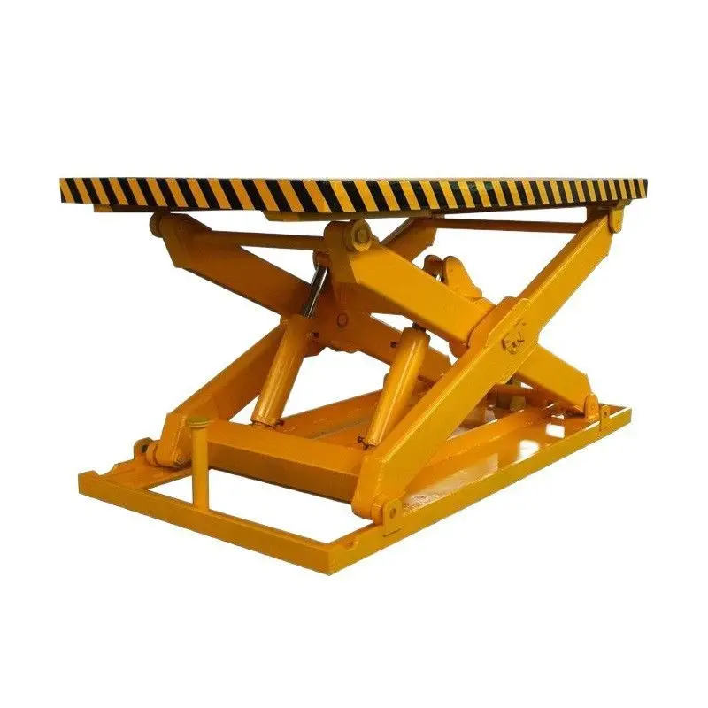 

Hydraulic Folding Dock Leveler Steel Mobile Container Loading Ramp New Scissors Lift Adjustable Lifting Platform 3T Capacity