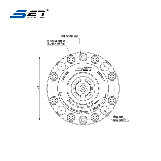 Localizzatore di parti di macchine