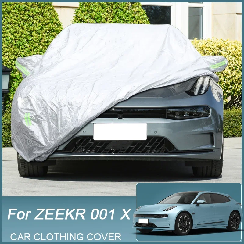 

Full Car Cover Rain Frost Snow Dust Waterproof Protect For ZEEKR 001 X 2022-2023 Oxford Anti UV Cover External Auto Accessories