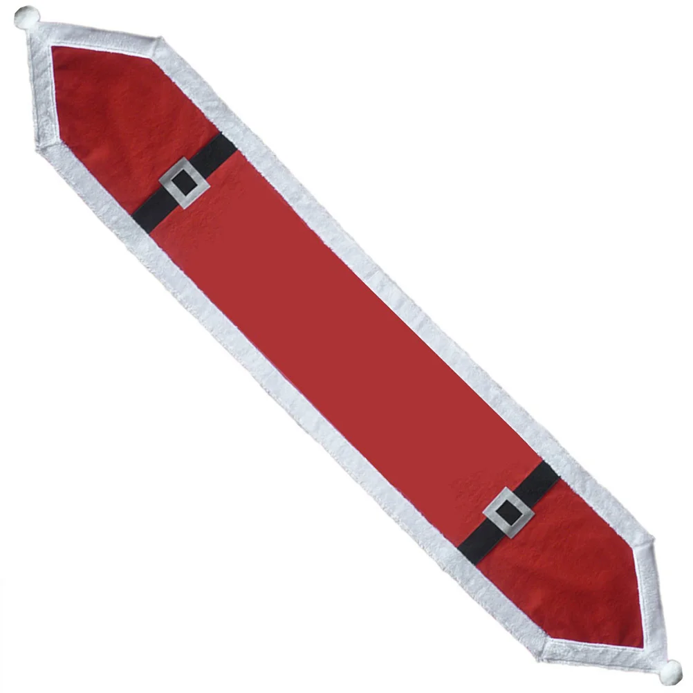 Creative Christmas Table Runner for Restaurant Home Party Use Washable Holiday Table Decoration Festive Atmosphere Accessory