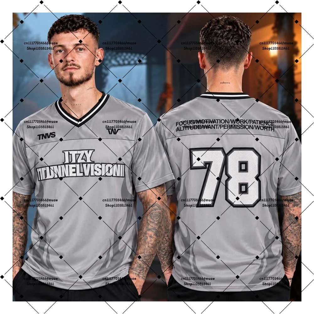 ITZY TUNNEL VISION World Tour 2026 Kpop Dry-fit Top Adult T-shirt Korean Wave Breathable Casual Training Outdoor Sports Jersey