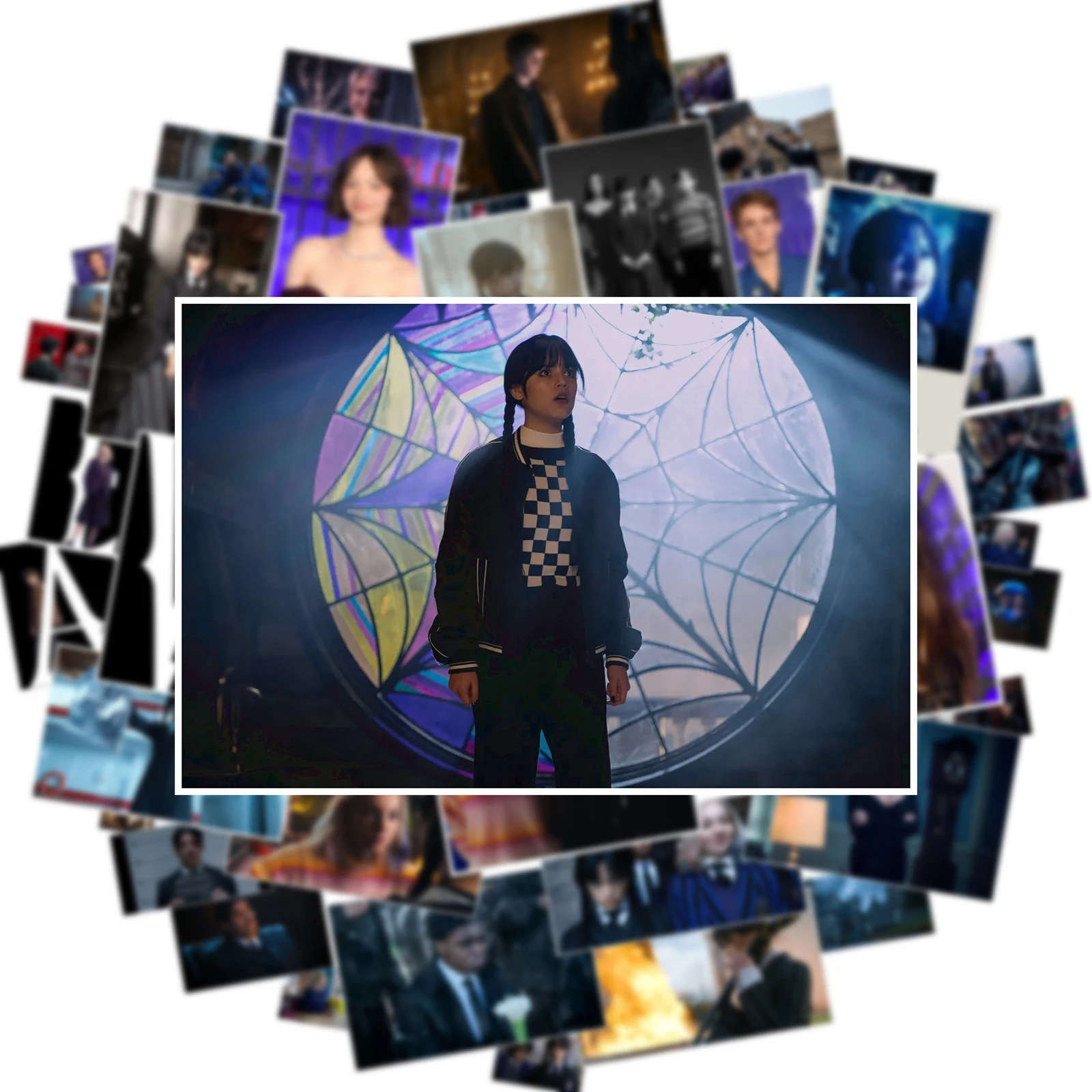 10/50 قطعة المسلسل التلفزيوني حديث الأربعاء ملصقات الكرتون مقاوم للماء الكتابة على الجدران شارات الفينيل لعبة الكمبيوتر المحمول هدايا الأطفال #3