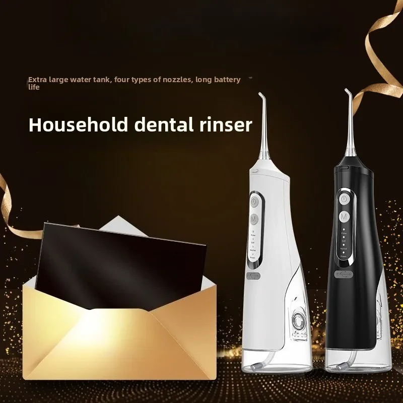 

Portable Electric Water Flosser Home Oral Irrigator Handheld Dental Cleaner for Orthodontic Braces and Teeth Whitening Care