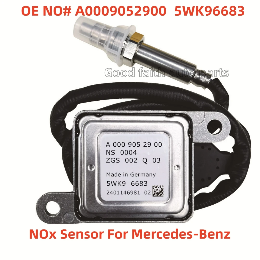 A0009052900  5WK96683 Original New Nitrogen Oxygen NOx Sensor 12V For Mercedes-Benz W221 ML320 ML350 S350 GL350