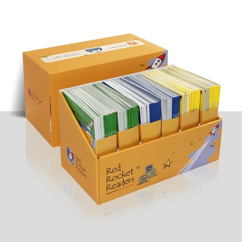 

144 Books Box Set Red Rocket Readers Yellow Box Graded Reading Book 6-12 Years Children English Enlightenment Picture Book