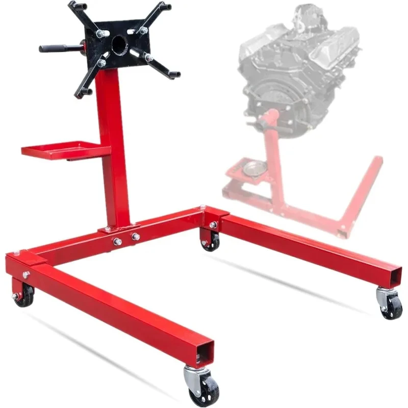 

Heavy lbs Engine Stand with Degree Rotating Storage Tray