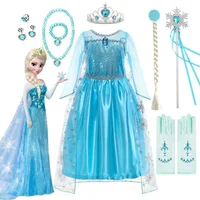 Vestido de princesa Elsa para niñas