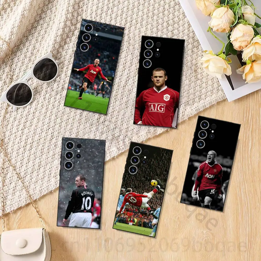 Funda de teléfono Footballer W-Wayne R-Rooney para Samsung Galaxy S26,25,24,23,22,21,20Plus Ultra