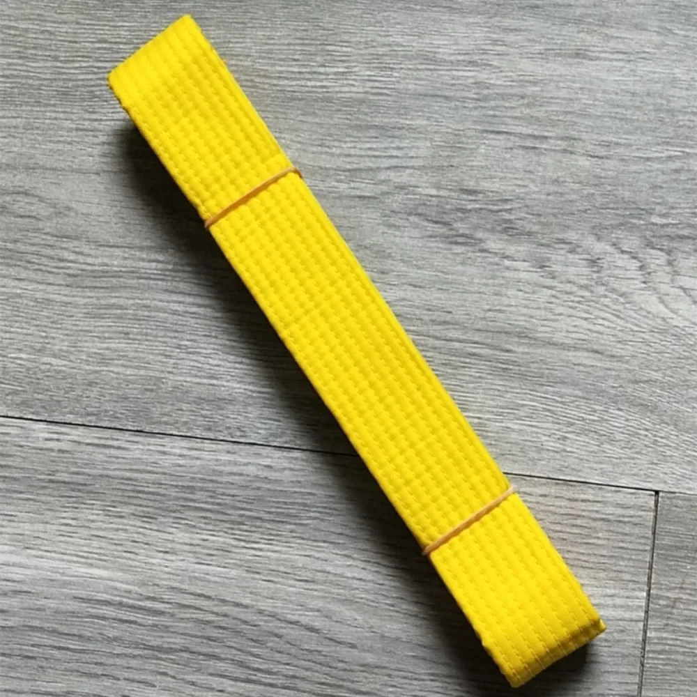 Cotton Taekwondo Belt Uniform Black/Red/Green/Yellow Colored Ranking Belts Colorful 2.2/2.8M