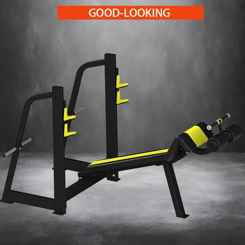 Weight Training Commercial Gym Plate Loaded Fitness Equipment Decline Press Bench Machine