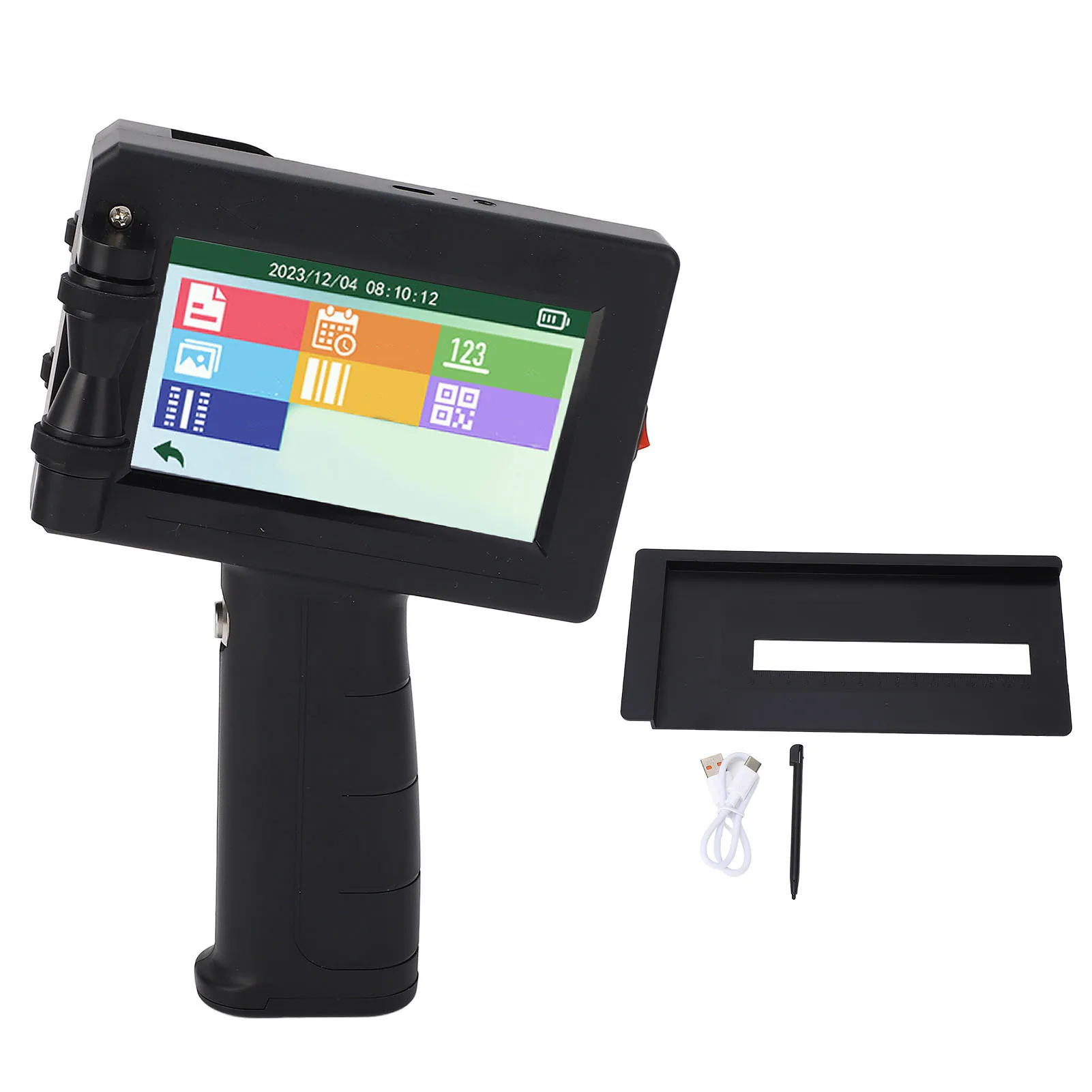 LA50 Portable Inkjet Label Printer 12.7mm Production Date Time Batch Number Handheld Inkjet Printer