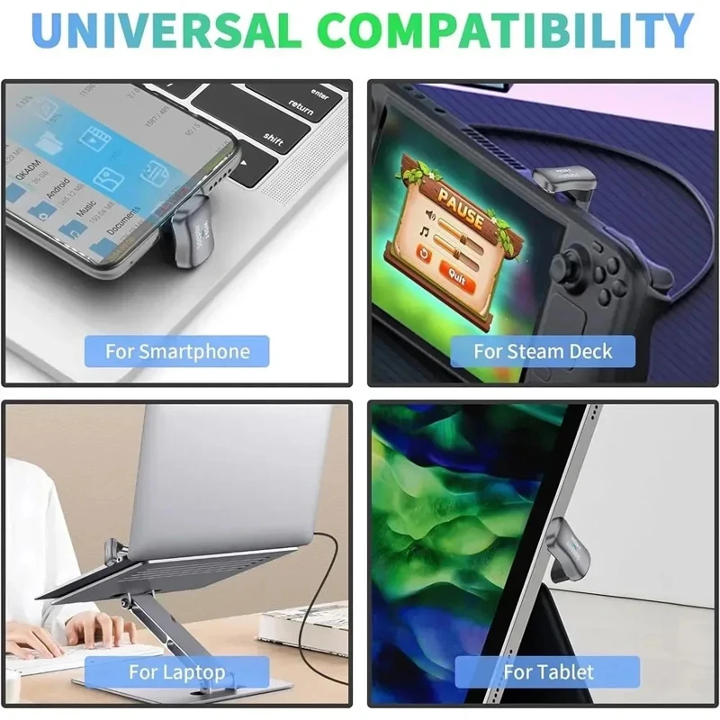 جديلة 4K @ 60 هرتز U-شكل USB 3.2 Gen2 OTG البيانات 10Gbps نوع C ذكر أنثى شاحن الصوت والفيديو PD100W 20 فولت 5A كابل USB-C الحبل ل VR