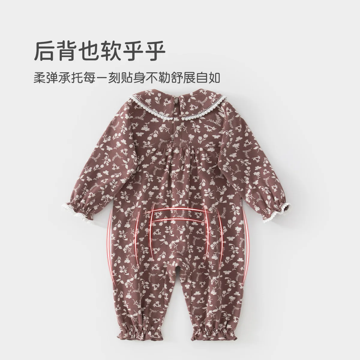 Baby Girl Romper 100% Cotton Seamless Newborn Bodysuit Spring Autumn Outdoor Wear Soft Breathable Outfits For Infant 0-24M