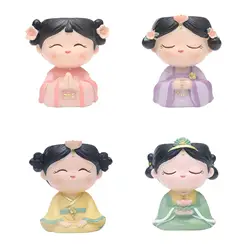 Head Planter Desktop Flowerpot Girl Figurine Decorative Flower Arrangement Container Resin Flower Pot Cute Plant Pot for Yard