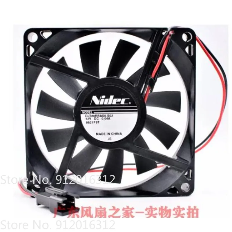 

New Cooler Fan for Nidec DJT80RBAS5-S02 8cm 8015 12V 0.04A