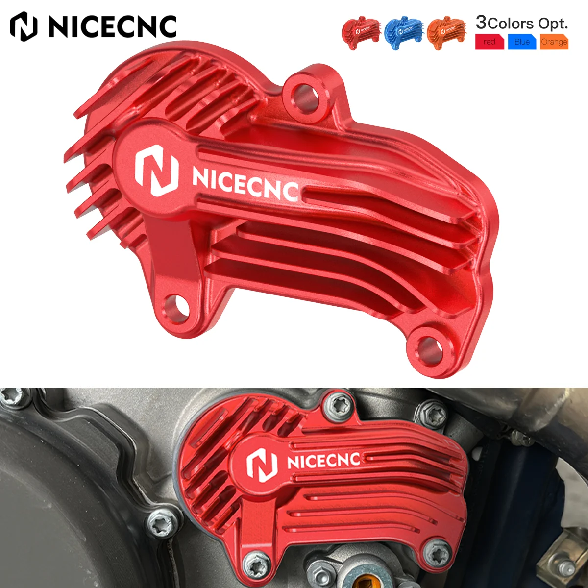 

For GasGas EC300 EC250 EC 300 EC 250 2023 2022 2021 EX MC 250 300 NICECNC Motorcycle Water Pump Cover Radiator Guard Protector