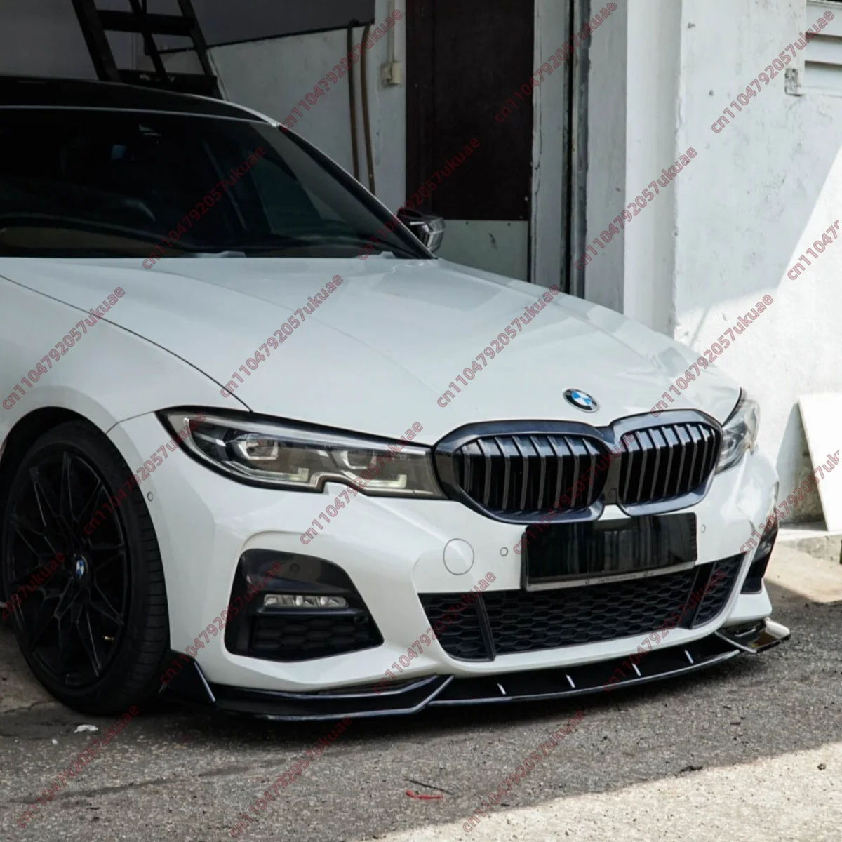 Front Bumper Lip Splitter For BMW 3 Series G20 G21 G28 M-Pack 2019-2022 Pre-LCI Spoiler Diffuser Chin Cover Body Kits Tuning