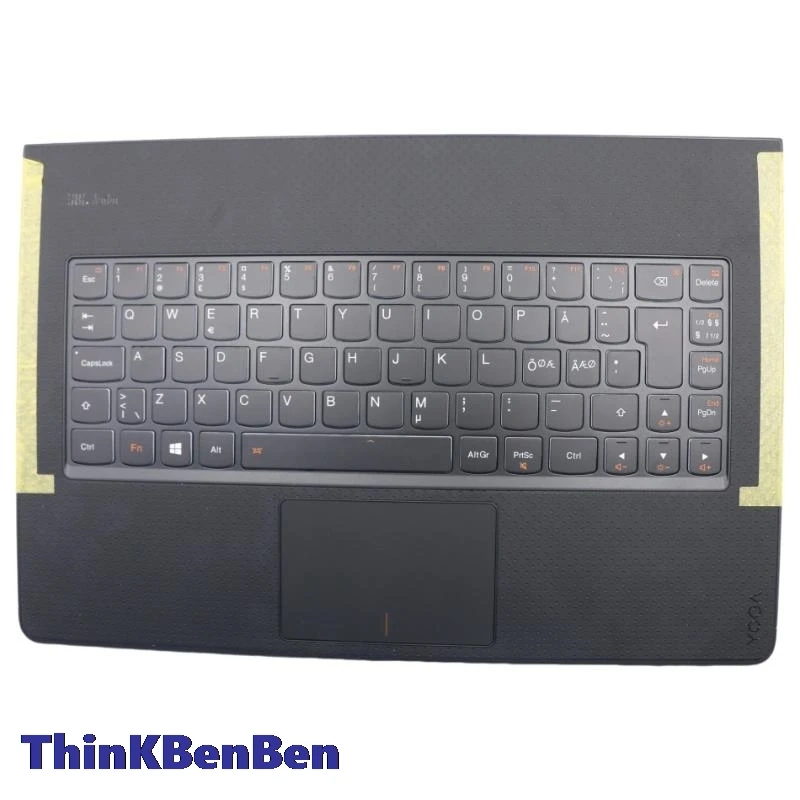 

NDC Nordic Black Keyboard Upper Case Palmrest Shell Cover For Lenovo Yoga 3 Pro 1370 5CB0G97323