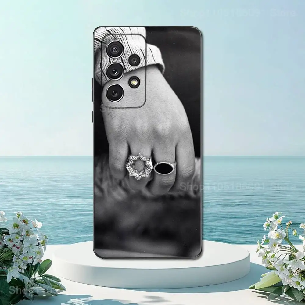 D-Dellafuente – coque de téléphone Singer F-FC, étui noir en Silicone souple pour Samsung S22,S21,S20,S10,S9,S24,S23,Ultra,FE,Plus,Lite