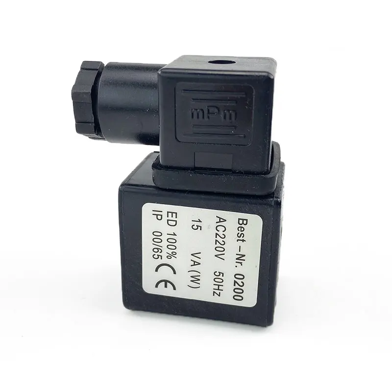 full copper coil D1301X Solenoid valve coil high quality solenoid valve 15VA/12W 24VDC 12V DC 220V AC 110V AC