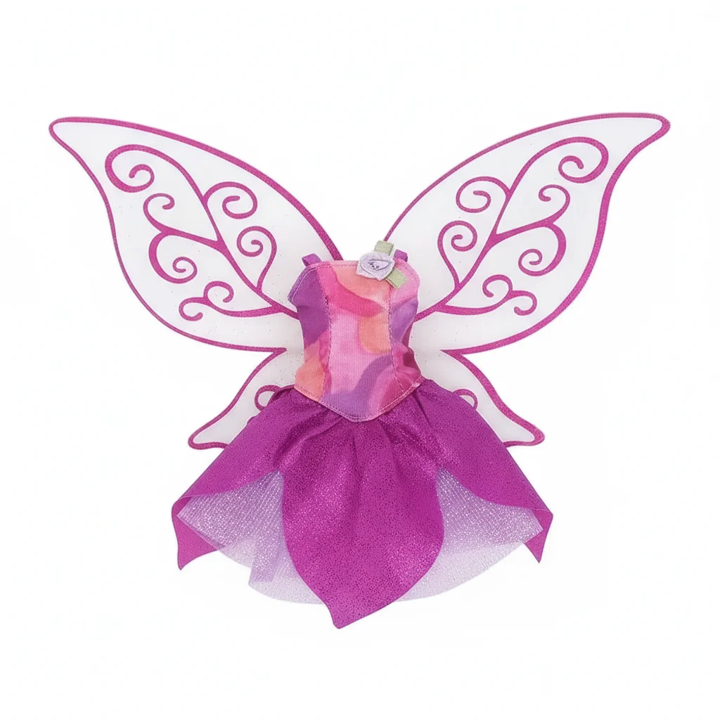 موضة دمية ملابس لامعة فساتين الجنية ل 1/6 BJD & 30 سنتيمتر دمية الشاش تنورة فراشة الجناح تنورة ل إكسسوارات دمي اللعب