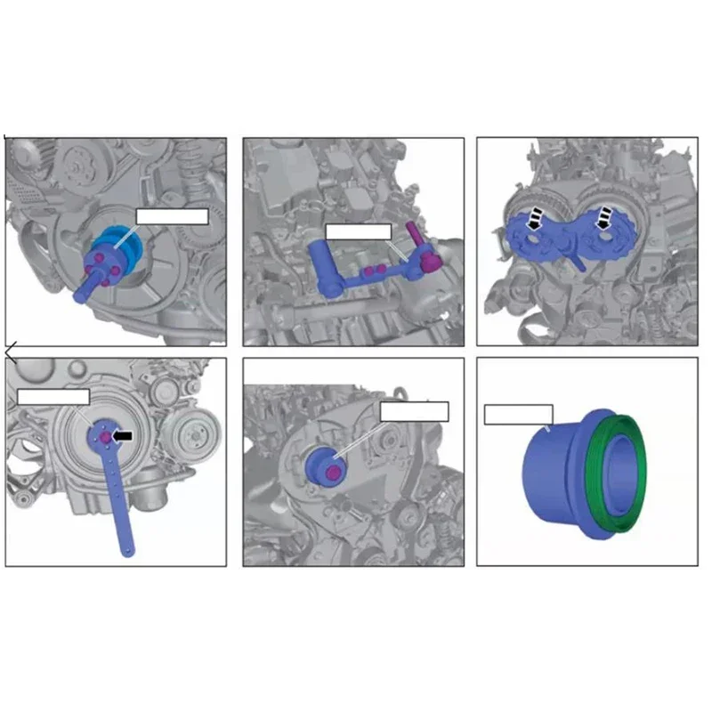 Outil de synchronisation spécial pour moteur, Volvo S60 V40 V70 XC60XC70 CircnK & CO 1.5T2.0T